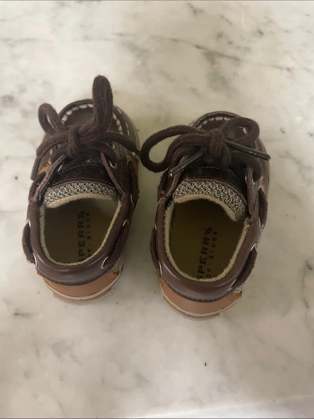 Sperry Bluefish Top Siders Crib Boat Shoes Infant Size 1M
